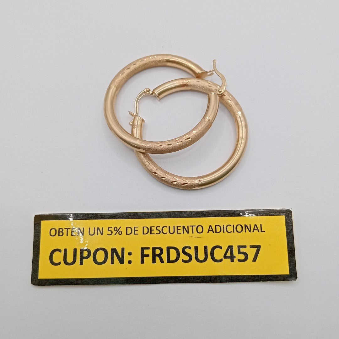 ARRACADAS PAR ORO 10 K 4,60 GRMS (SEMINUEVO)