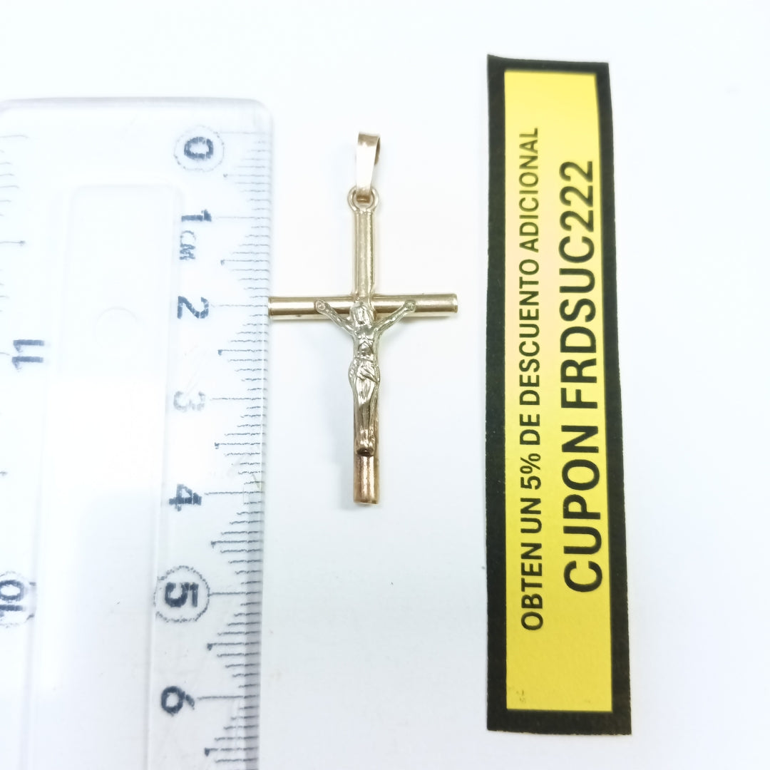 CRUCIFIJO ORO 10 K 1,40 GRMS (SEMINUEVO)