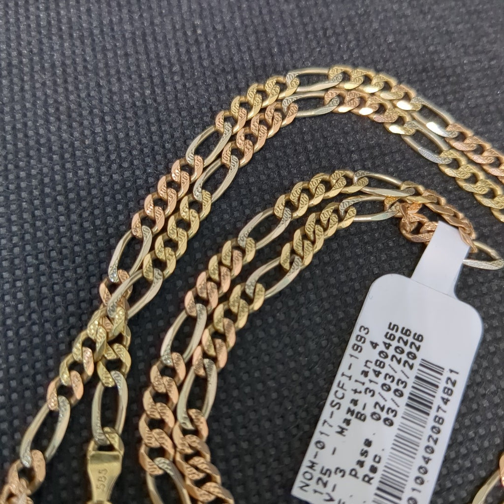 CADENA ORO COMBINADO 14 K 13.6 GRMS (SEMINUEVO)