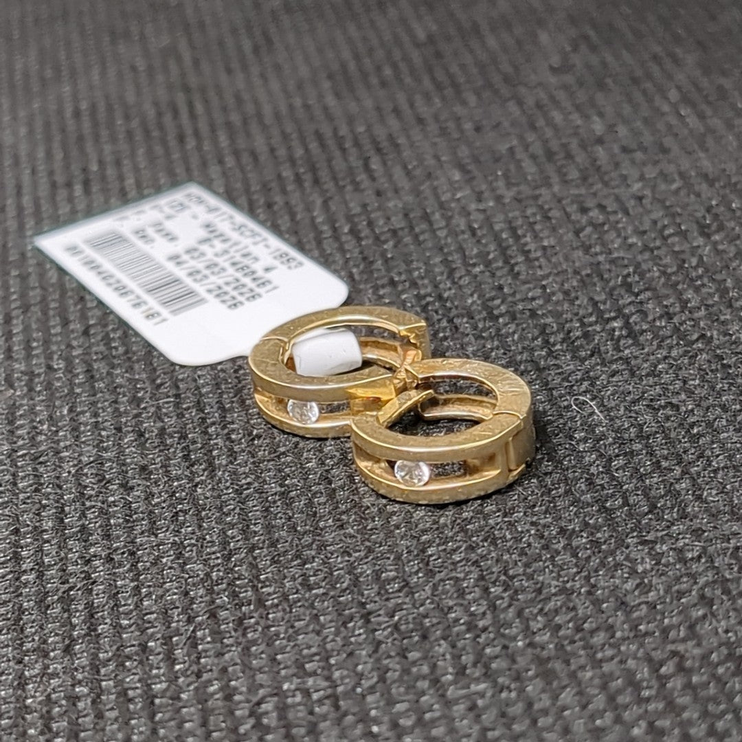 ARRACADAS PAR ORO 10 K 2.6 GRMS (SEMINUEVO)