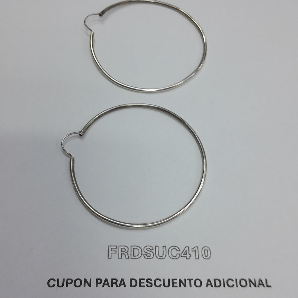 ARRACADAS PAR PLATA 7,70 GRMS (SEMINUEVO)