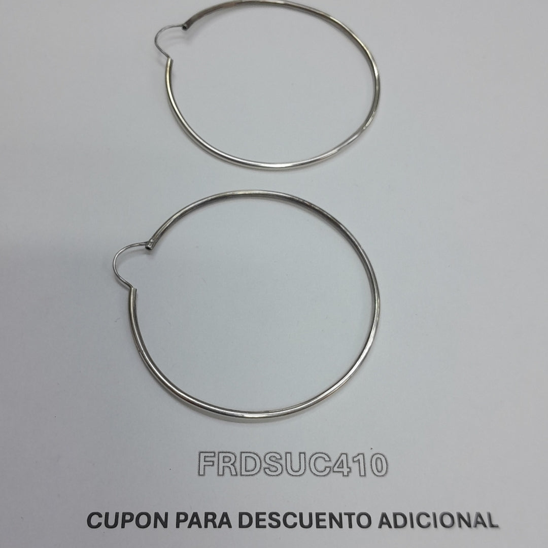 ARRACADAS PAR PLATA 7,70 GRMS (SEMINUEVO)