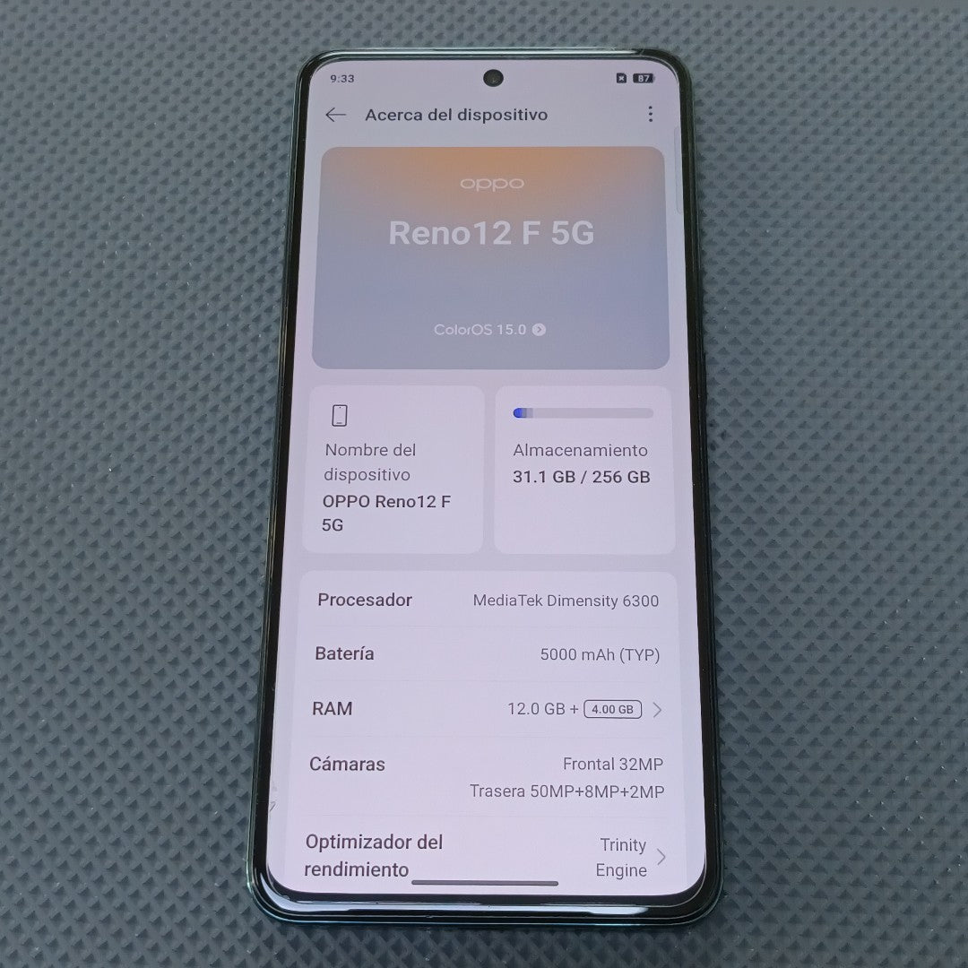 CELULAR OPPO  RENO 12F 5G CPH2637 256 GB 12 GB RAM (SEMINUEVO)