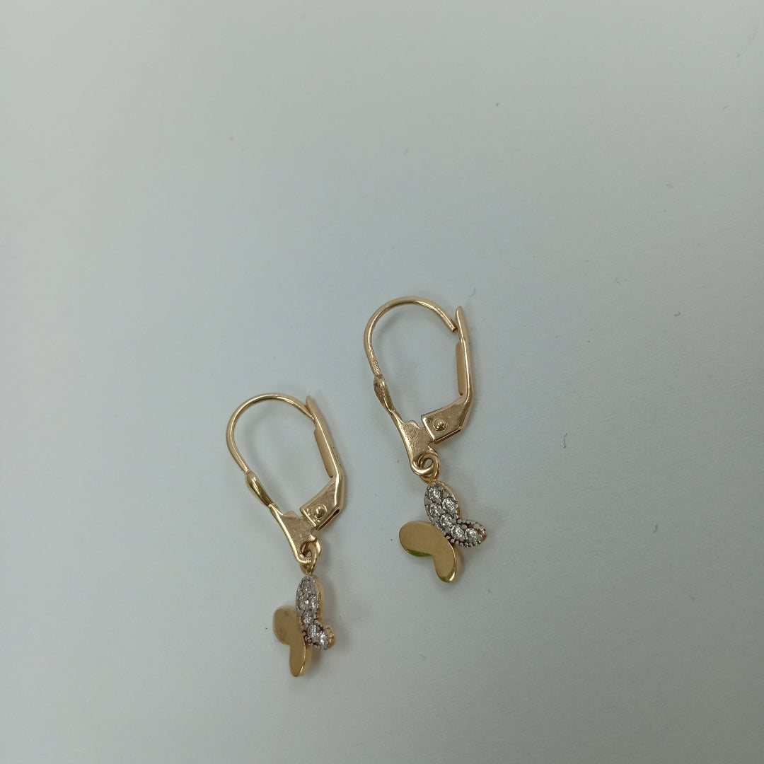 BROQUELES ORO 14K 1.8 (NUEVO)