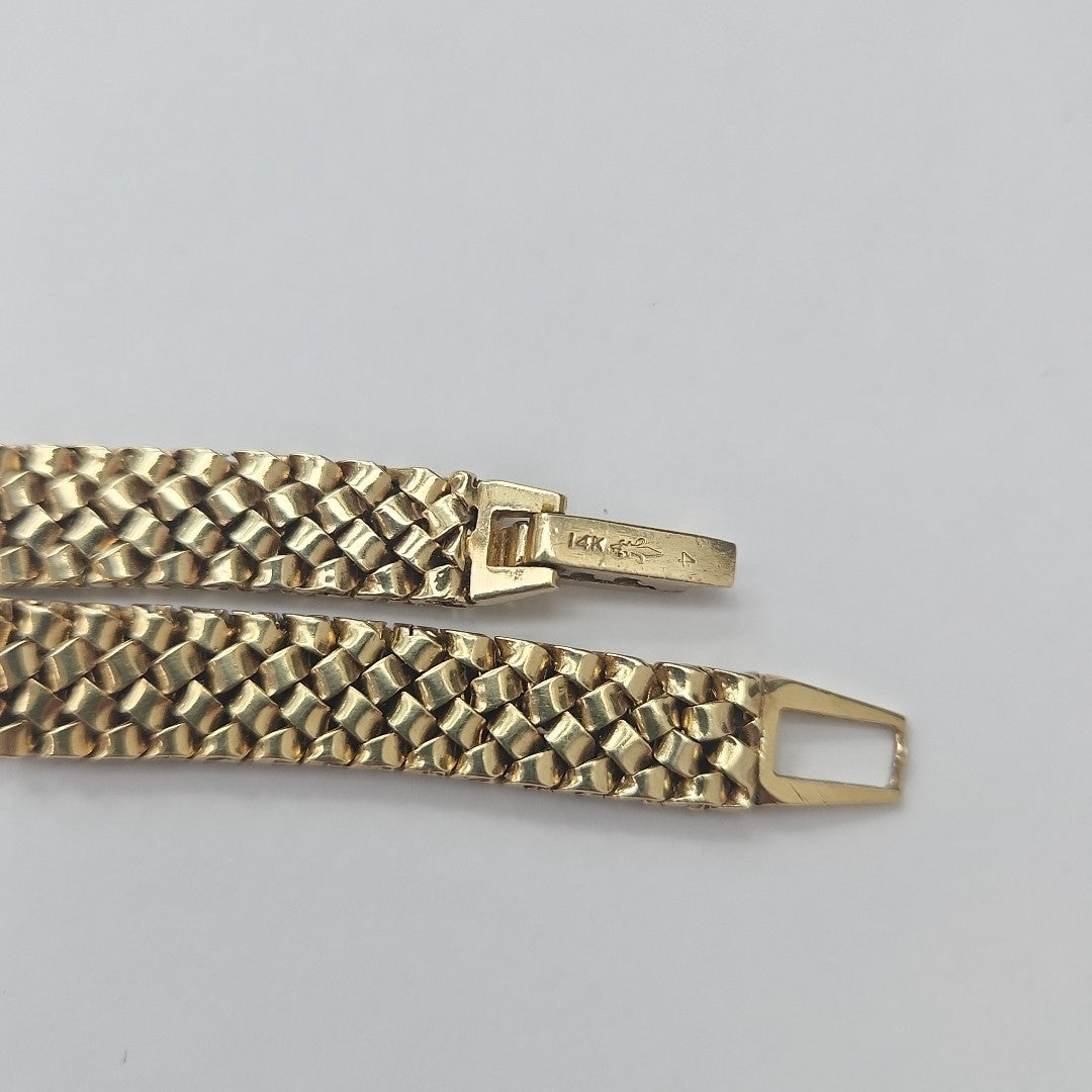RELOJ CAJA Y PULSO ORO ORO 14 K 30,80 GRMS (SEMINUEVO)