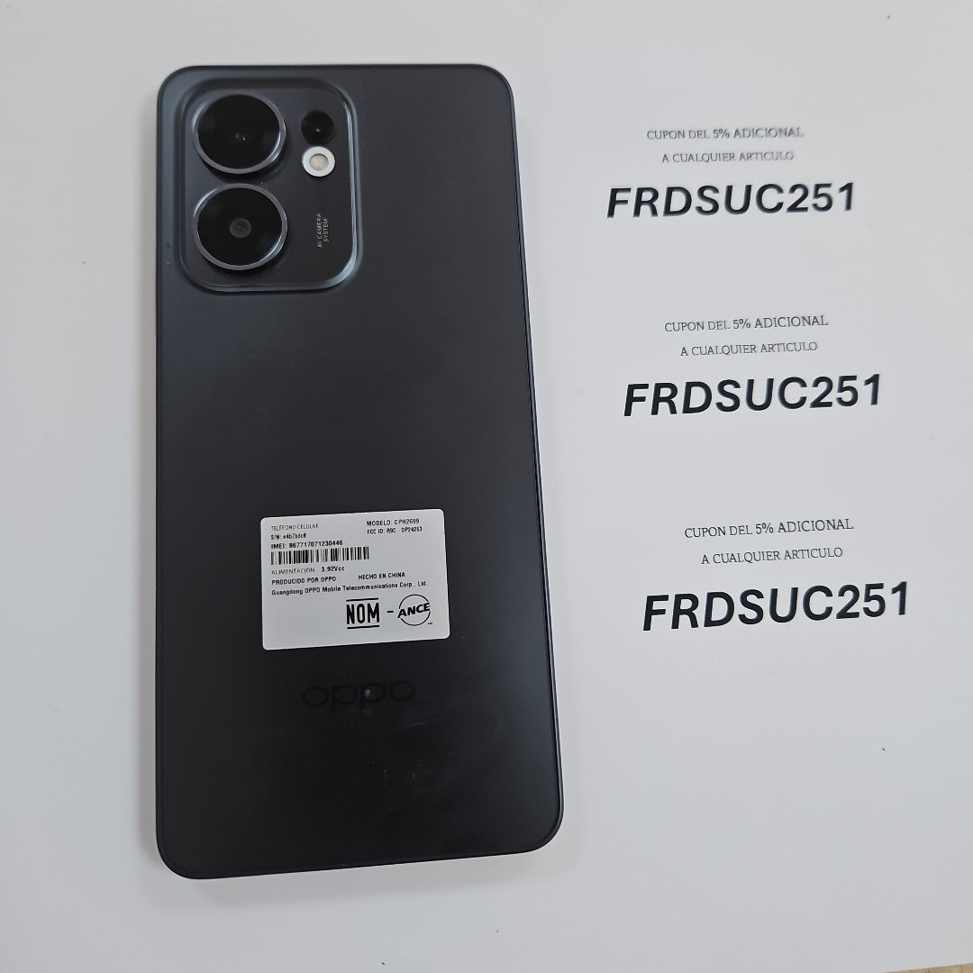 CELULAR OPPO  RENO 13F 5G CPH2699 (2025) 256 GB 12 GB RAM (SEMINUEVO)