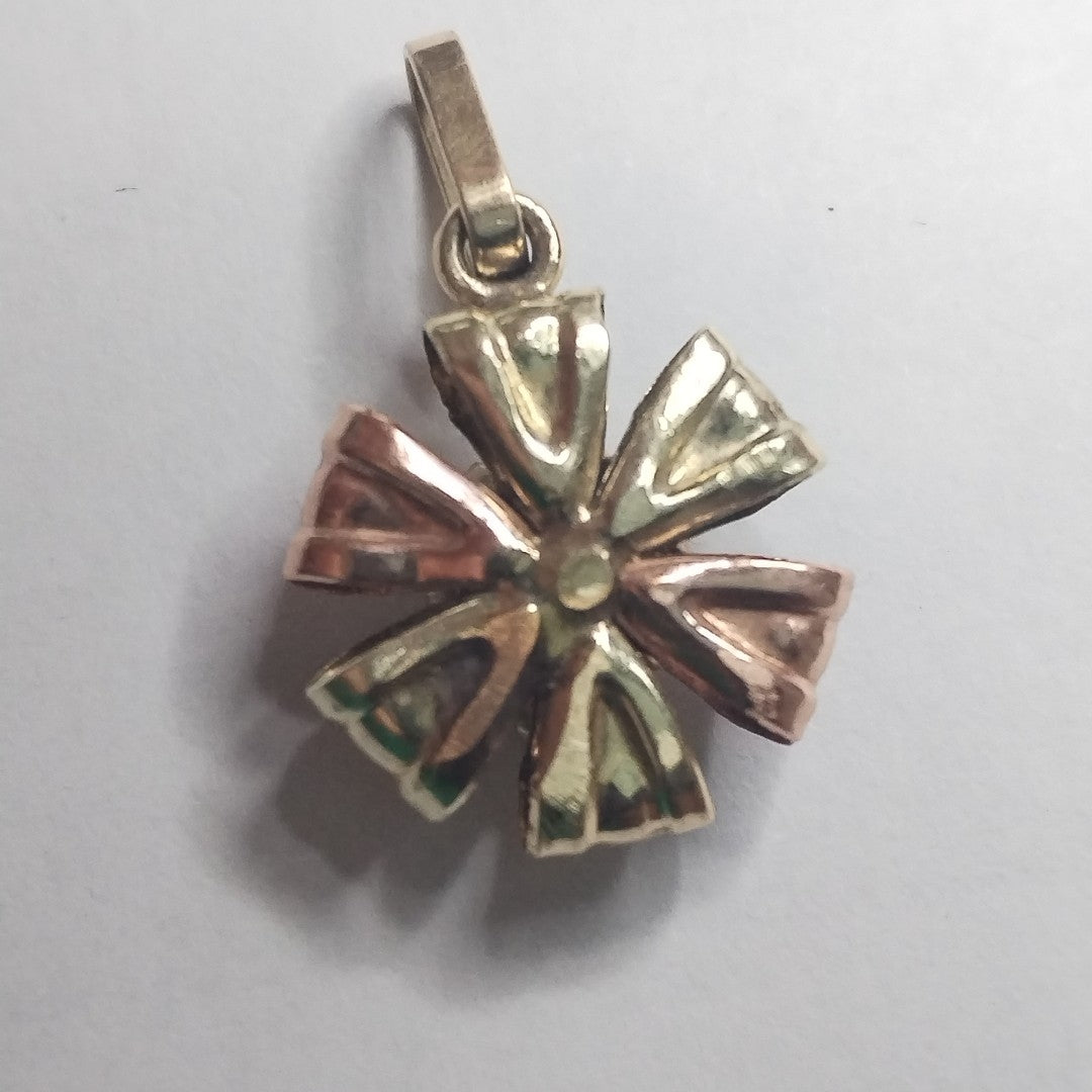 DIJE ORO COMBINADO 14 K 1,40 GRMS (SEMINUEVO)