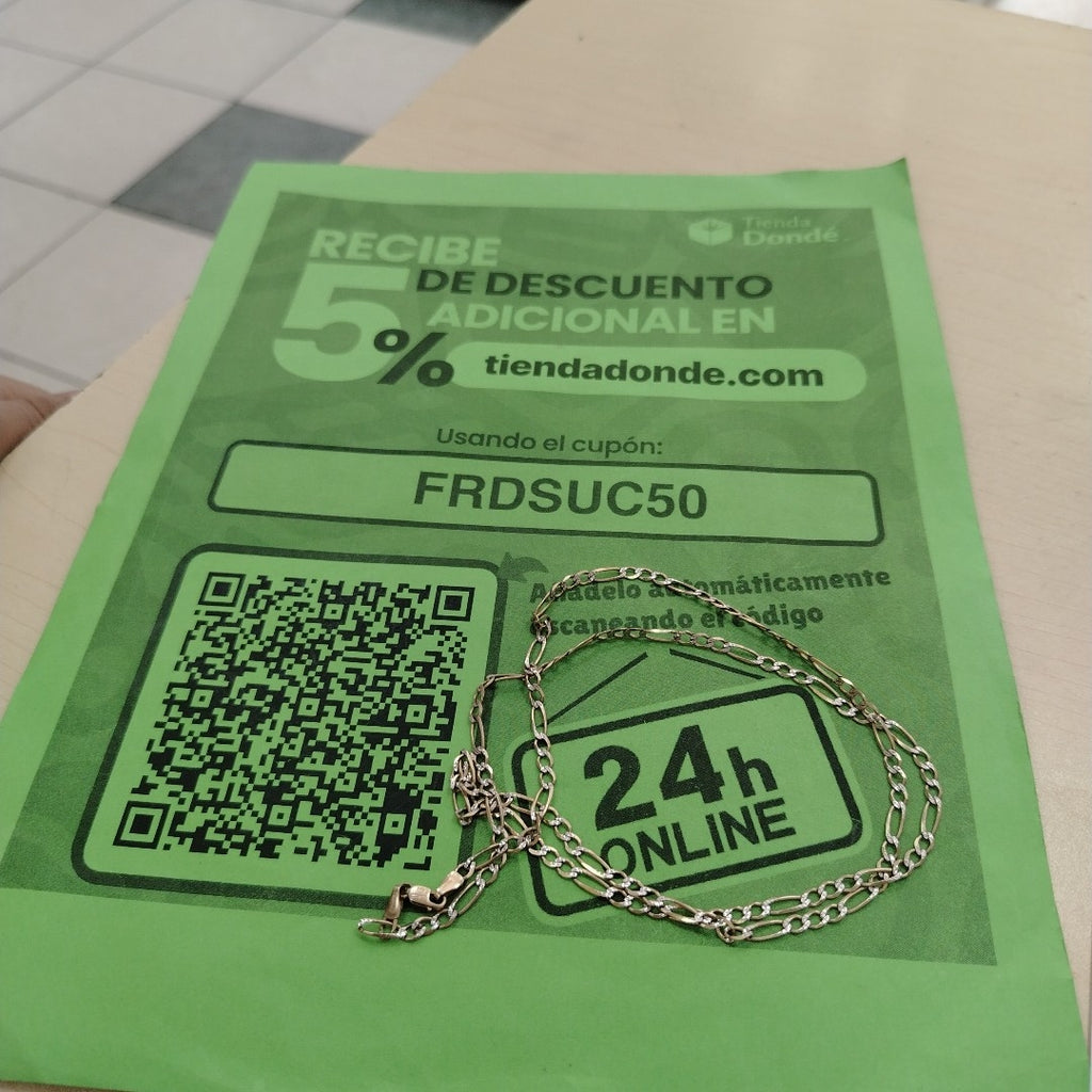 CADENA ORO 10 K 7.9 GRMS (SEMINUEVO)