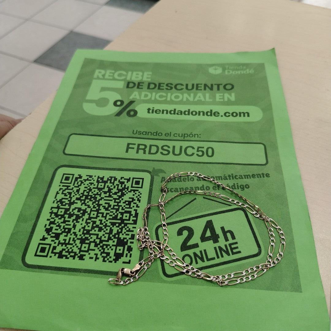CADENA ORO 10 K 7.9 GRMS (SEMINUEVO)