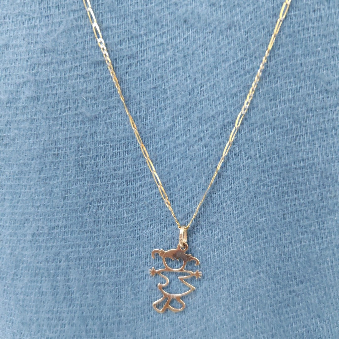 GARGANTILLA ORO 14 K 2,80 GRMS (SEMINUEVO)