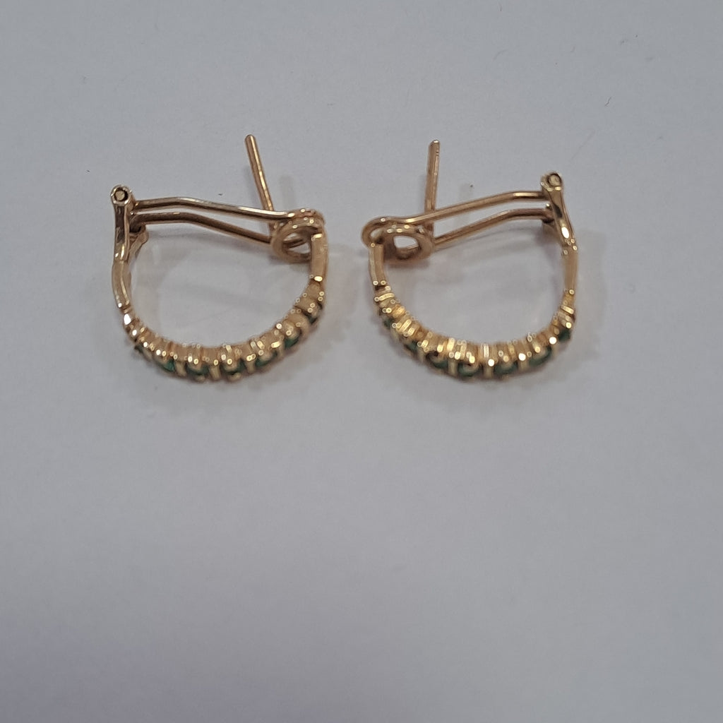 ARETES PAR ORO 14 K 3.9 GRMS (SEMINUEVO)