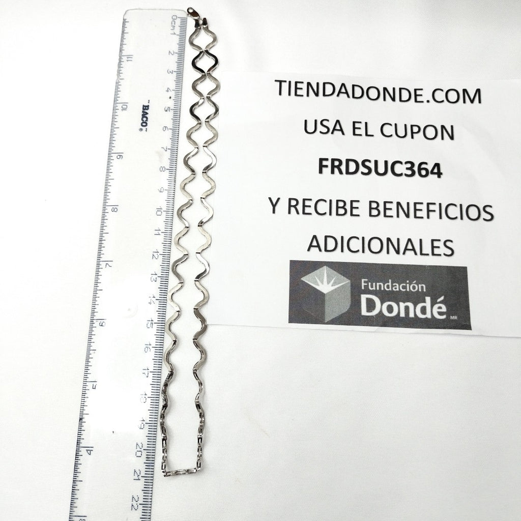 GARGANTILLA ORO, ORO BLANCO 14 K 11.2 GRMS (SEMINUEVO)
