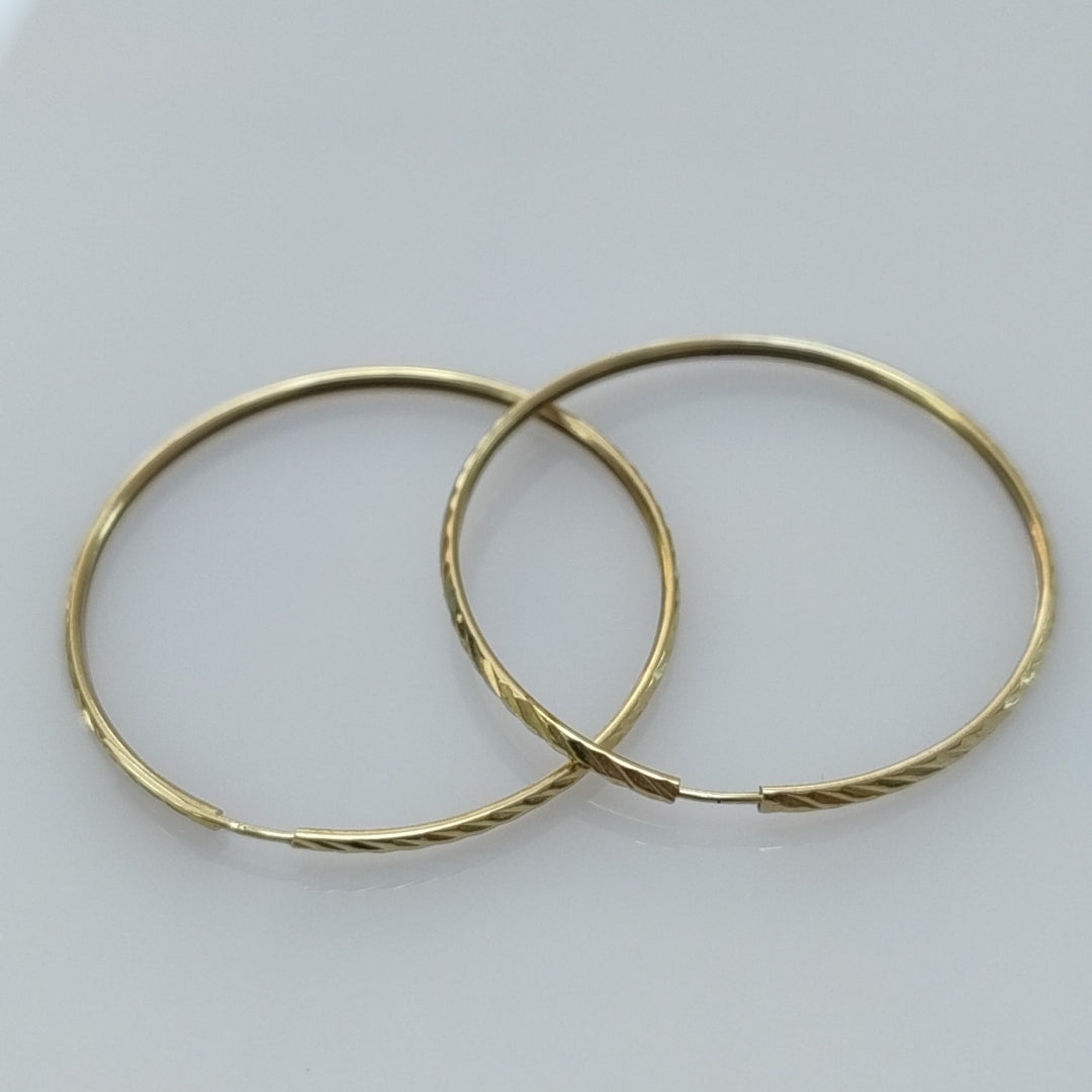 ARETES PAR ORO 14 K 1.7 GRMS (SEMINUEVO)