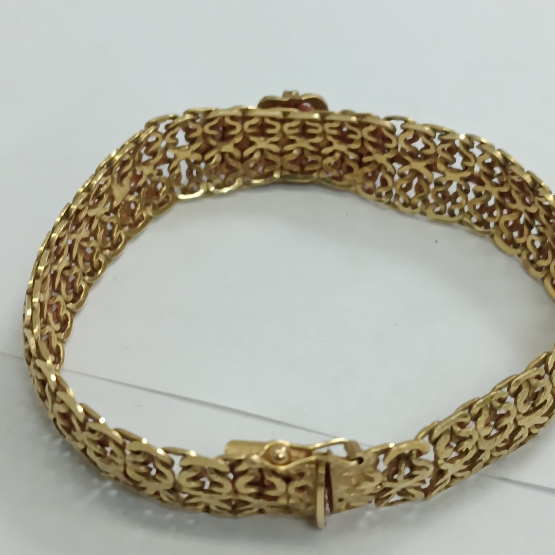 BRAZALETE ORO 18 K 30,60 GRMS (SEMINUEVO)