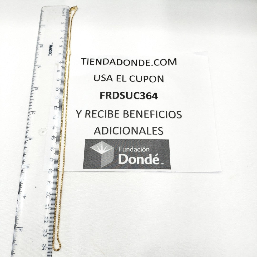 CADENA ORO 14 K 3.8 GRMS (SEMINUEVO)