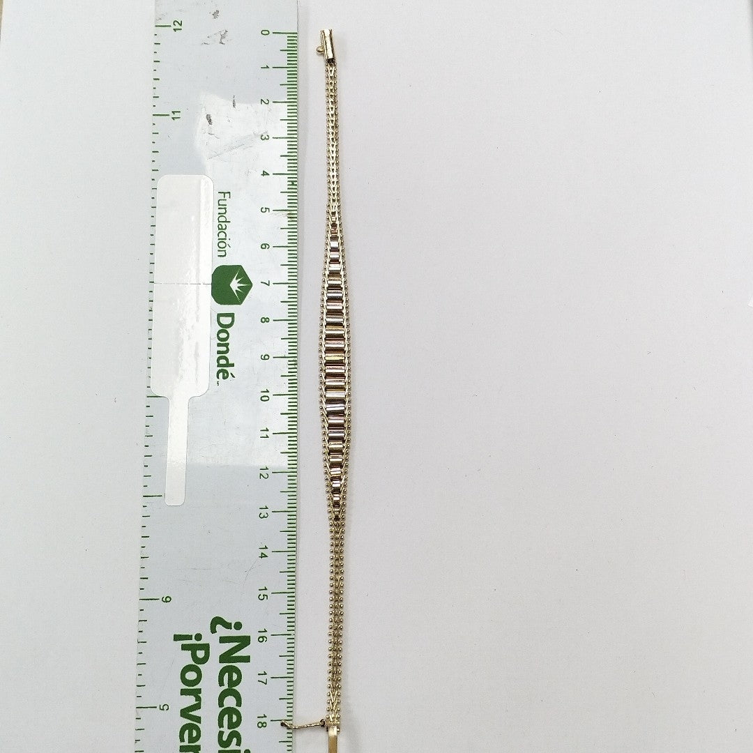 PULSERA ORO 14 K 6.8 GRMS (SEMINUEVO)