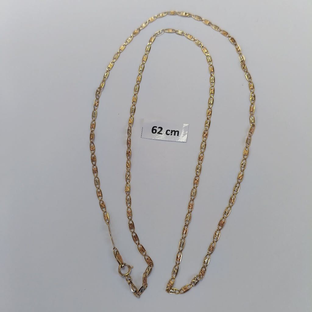 CADENA ORO,ORO COMBINADO 10 K 4,20 GRMS (SEMINUEVO)