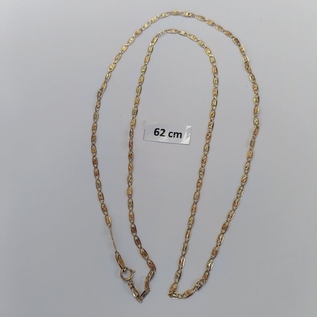 CADENA ORO,ORO COMBINADO 10 K 4,20 GRMS (SEMINUEVO)