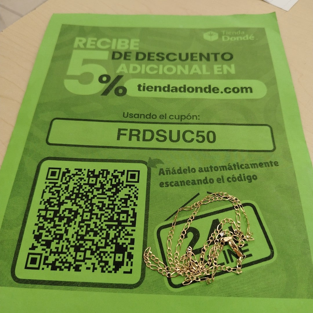 CADENA 3 X 1 5.21GR 60 CM (NUEVO)