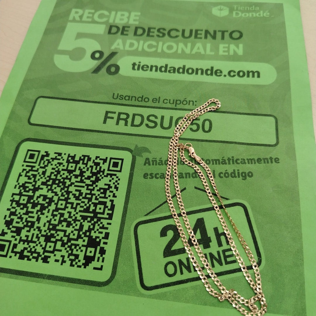 CADENA ESLABONES 7.91GR 55 CM CM (NUEVO)