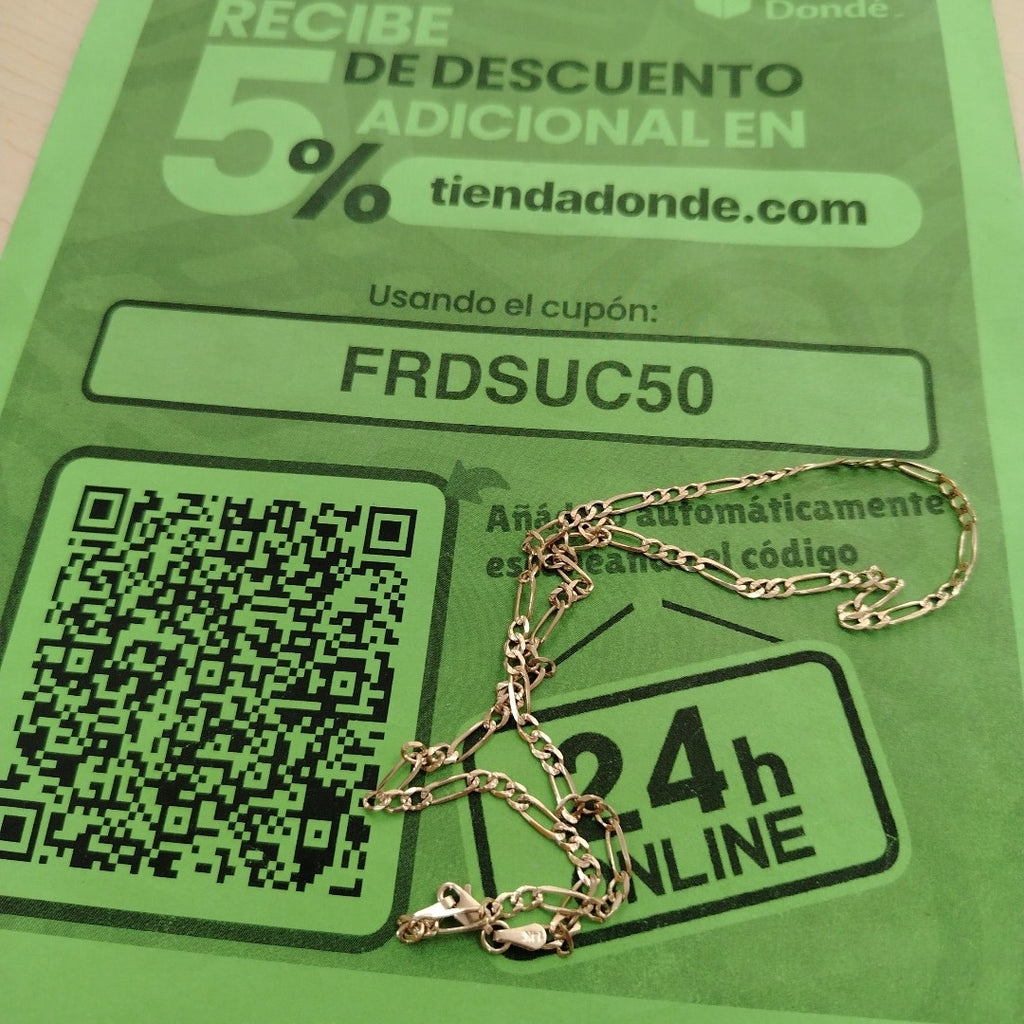 CADENA 3 X 1 9.01GR 50 CM CM (NUEVO)