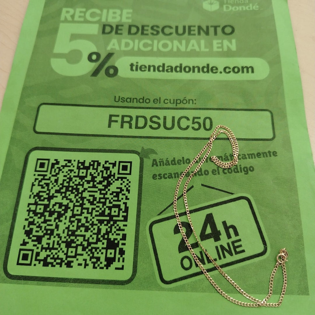 CADENA BARBADO 3.3GR 45 CM (NUEVO)