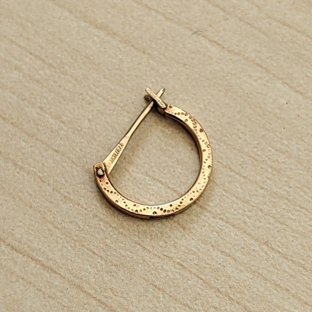 ARRACADAS PAR ORO 14 K 1 GRMS (SEMINUEVO)