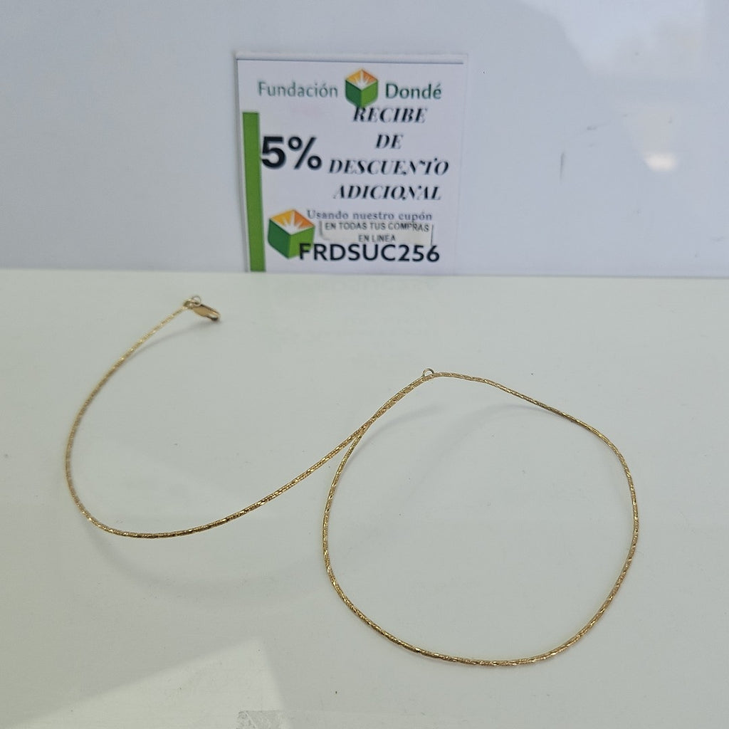 COLLAR ORO 10 K 4,10 GRMS (SEMINUEVO)