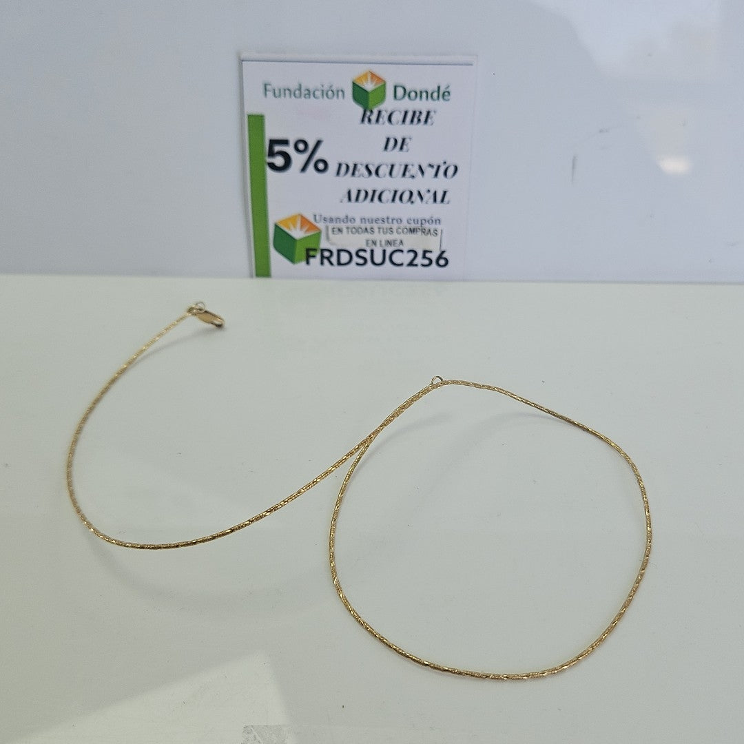 COLLAR ORO 10 K 4,10 GRMS (SEMINUEVO)