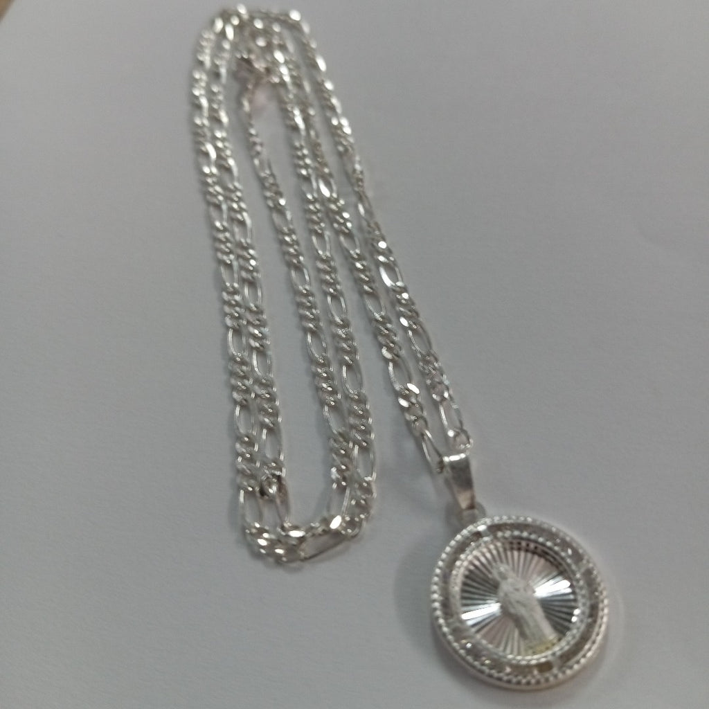 CADENA, DIJE PLATA 6 GRMS (SEMINUEVO)