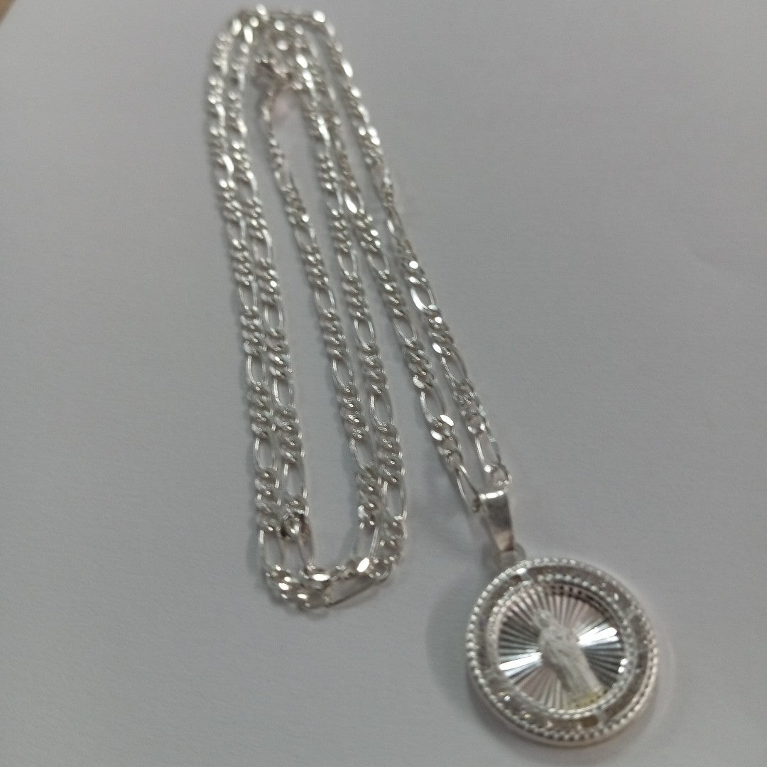CADENA, DIJE PLATA 6 GRMS (SEMINUEVO)