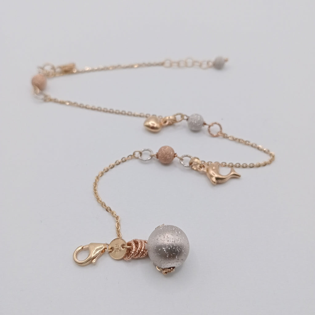 PULSERA ORO COMBINADO 14 K 5,50 GRMS (SEMINUEVO)