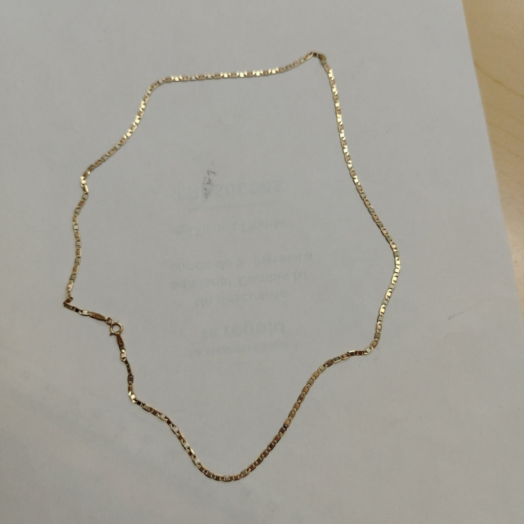 CADENA ORO, ORO COMBINADO 10 K 3.1 GRMS (SEMINUEVO)