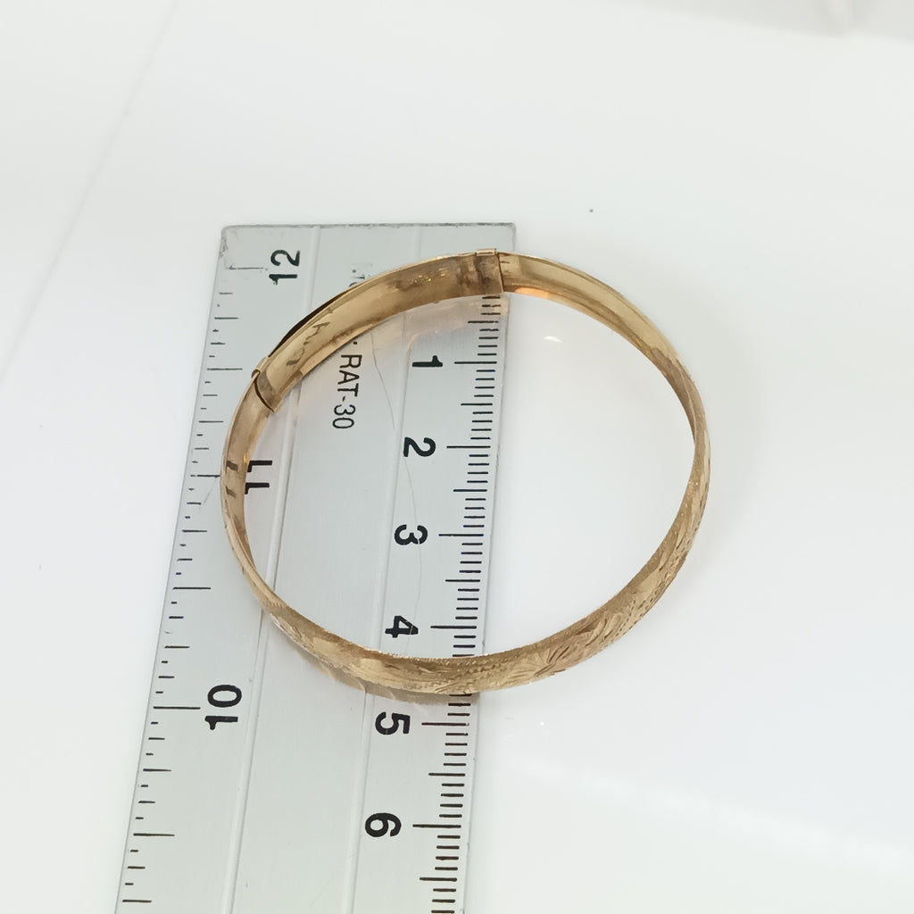 PULSERA RIGIDA ORO 10 K 3,00 GRMS (SEMINUEVO)