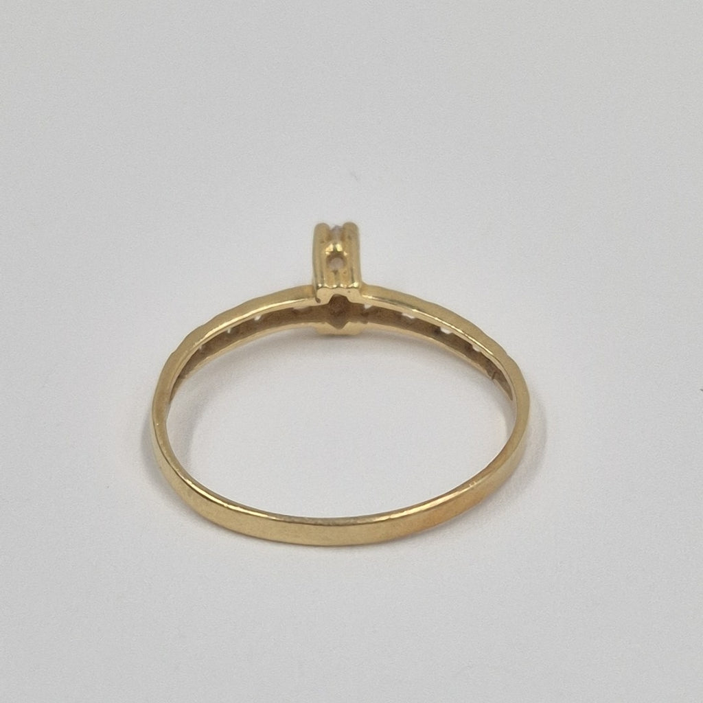 SOLITARIO ORO 14 K 1.2 GRMS (SEMINUEVO)