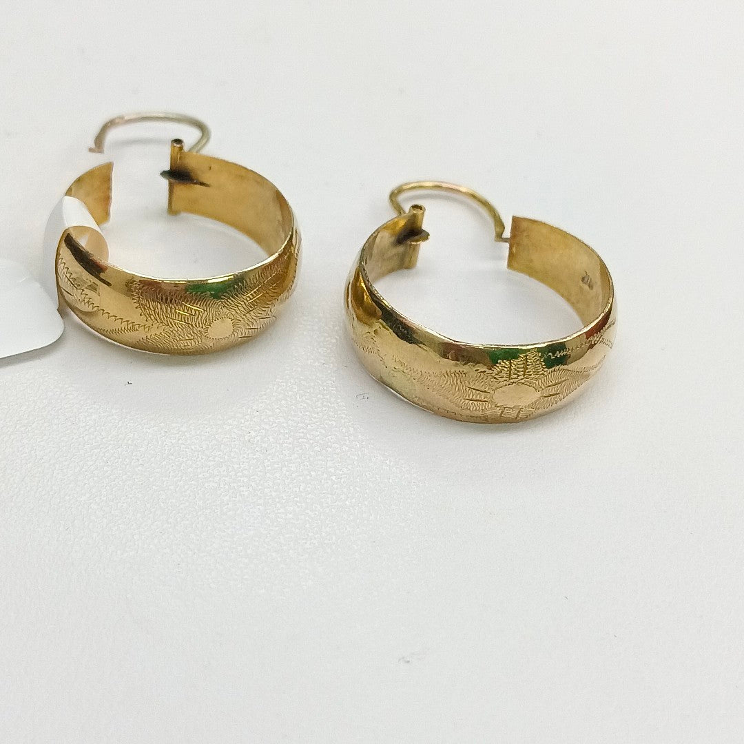 ARRACADAS PAR ORO 8 K 4,50 GRMS (SEMINUEVO)