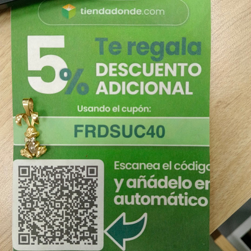 DIJE ORO 14 K 3.5 GRMS (SEMINUEVO)