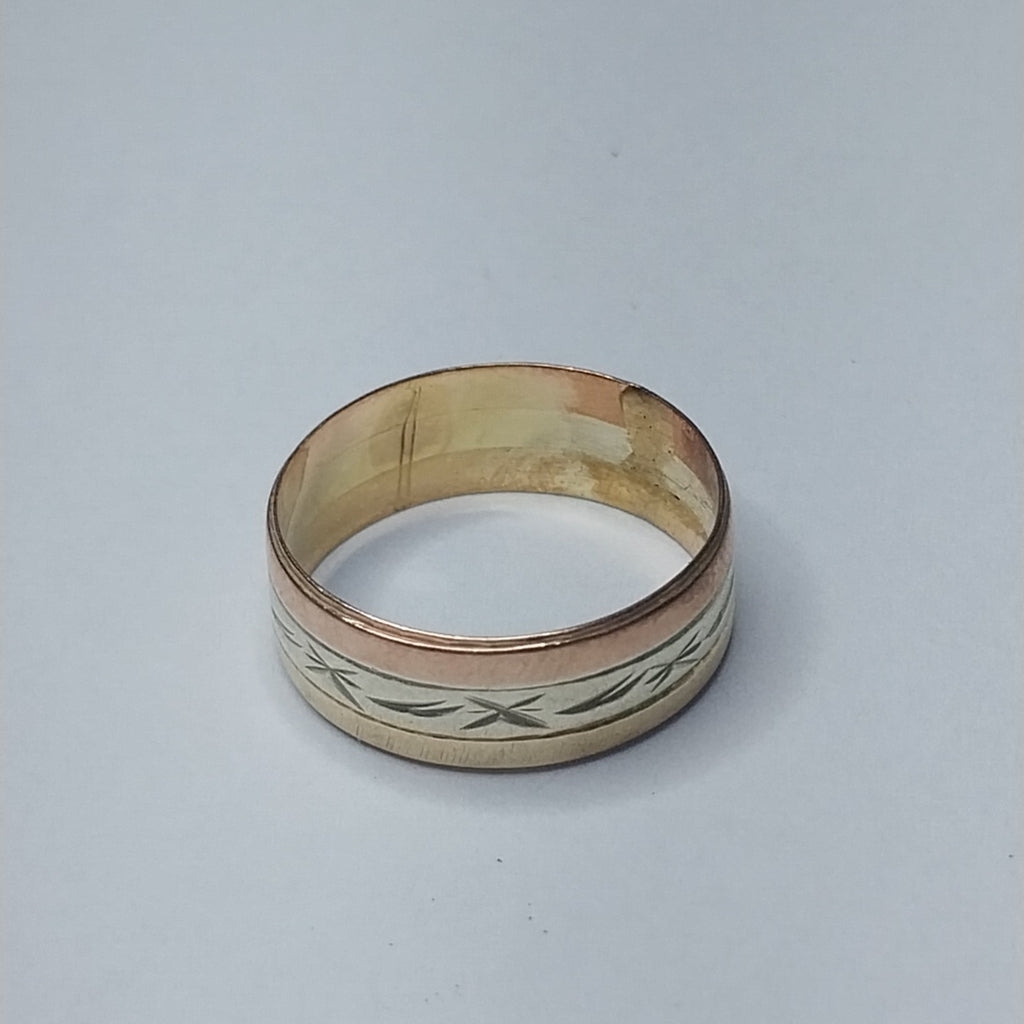 ARGOLLA ORO COMBINADO 10 K 1.8 GRMS (SEMINUEVO)