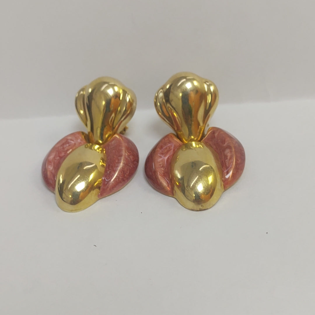 ARETES PAR ORO 14 K 14,80 GRMS (SEMINUEVO)