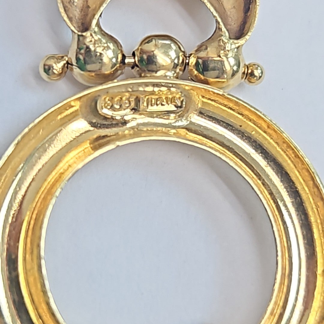 BROQUELES PAR ORO 14 K 5,00 GRMS (SEMINUEVO)