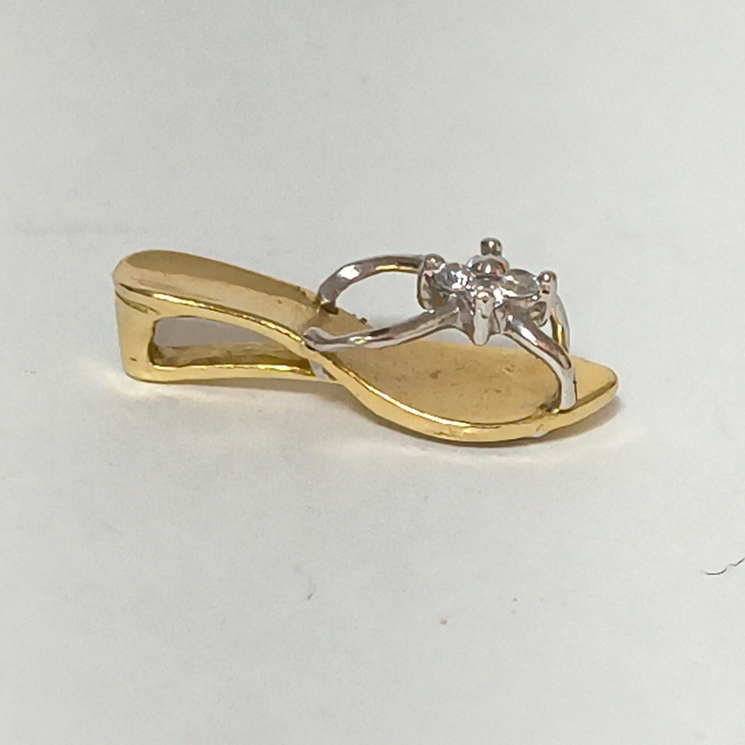 DIJE ORO COMBINADO 14 K 1.6 GRMS (SEMINUEVO)