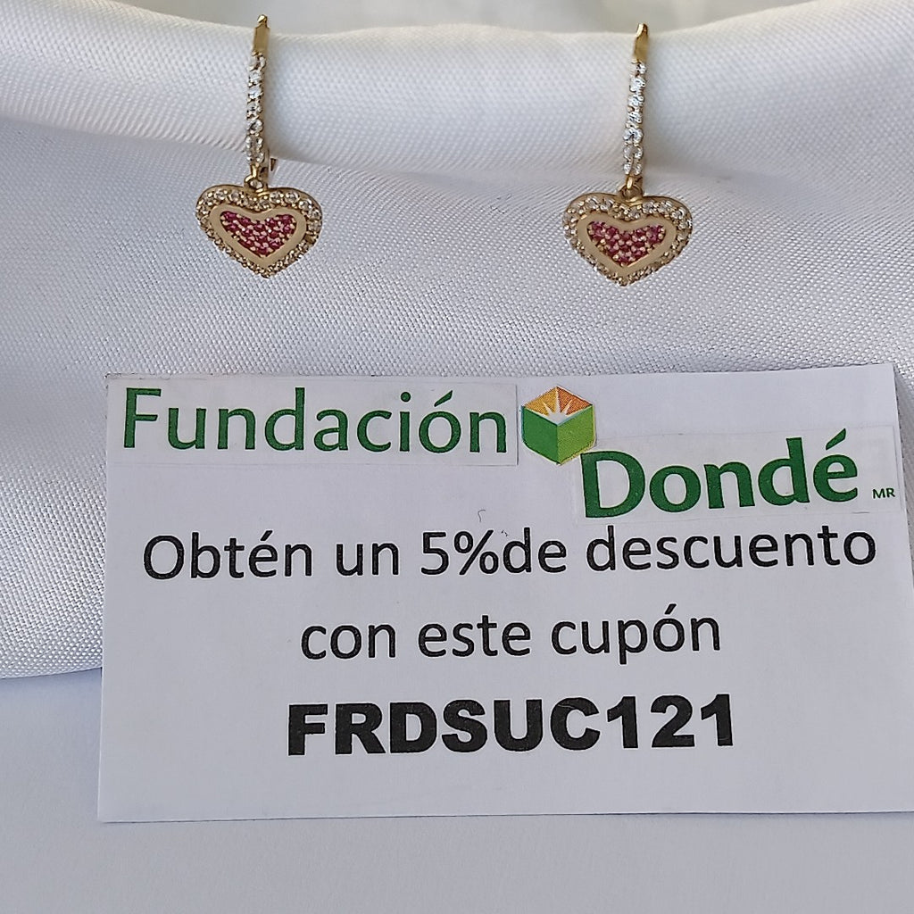 BROQUELES ORO 10K 2.3 (NUEVO)