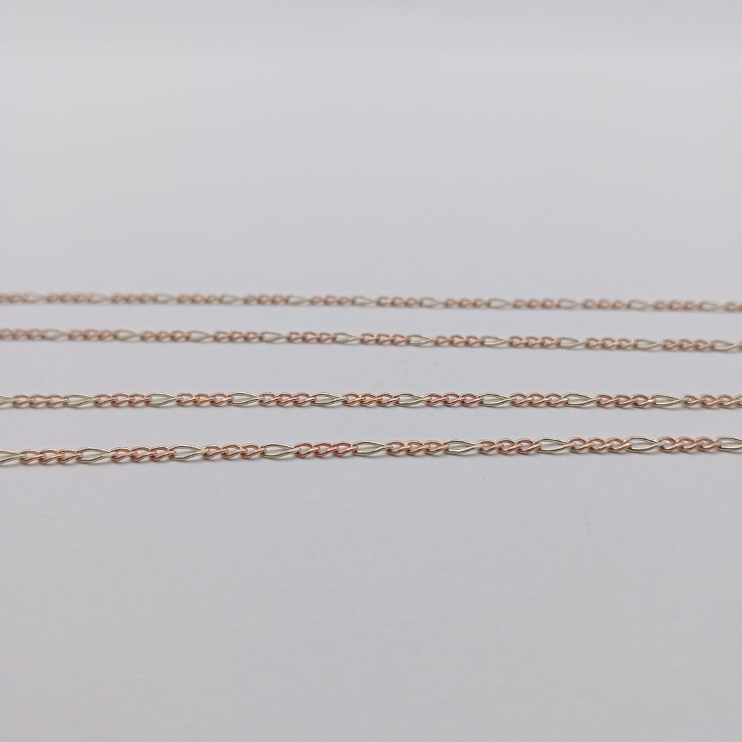 CADENA ORO COMBINADO 10 K 2.8 GRMS (SEMINUEVO)