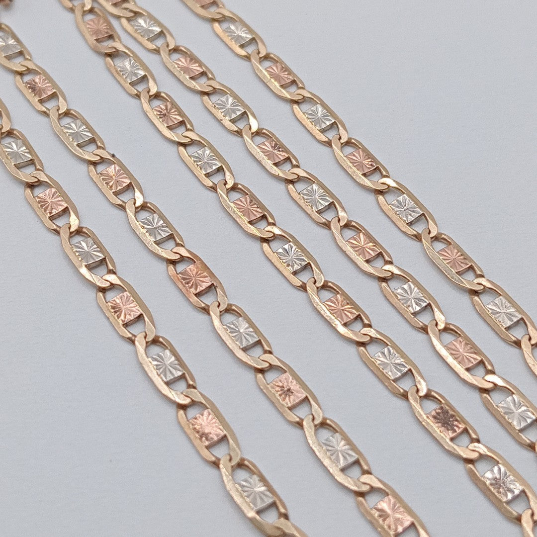 CADENA ORO COMBINADO 10 K 8,80 GRMS (SEMINUEVO)
