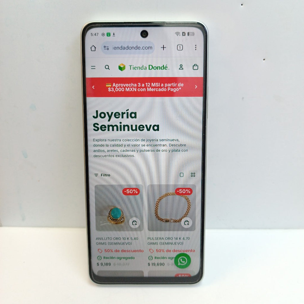 CELULAR OPPO  A5 PRO CPH2711 (2025) 256 GB 8 GB RAM (SEMINUEVO)