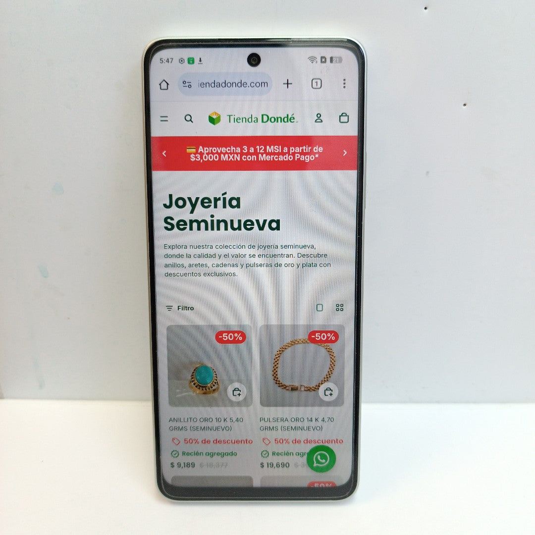 CELULAR OPPO  A5 PRO CPH2711 (2025) 256 GB 8 GB RAM (SEMINUEVO)