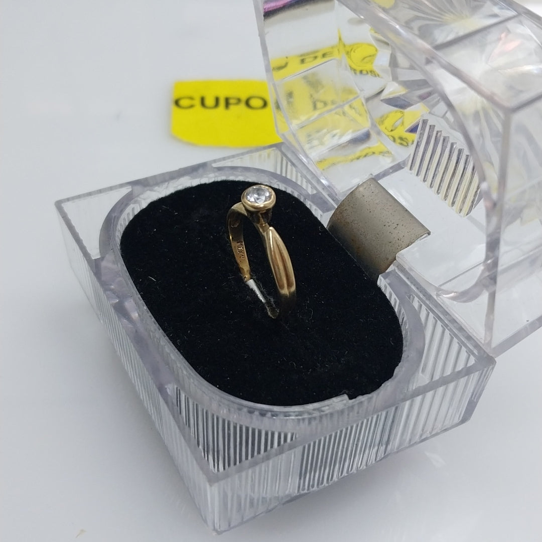 ANILLO ORO 10 K 1,60 GRMS (SEMINUEVO)