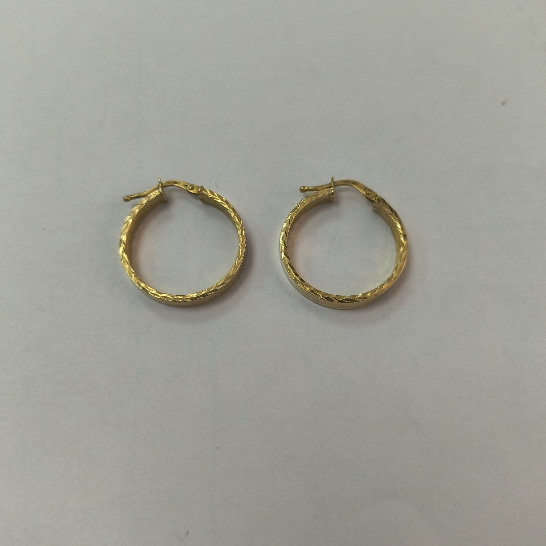 ARRACADAS PAR ORO 10 K 2 GRMS (SEMINUEVO)