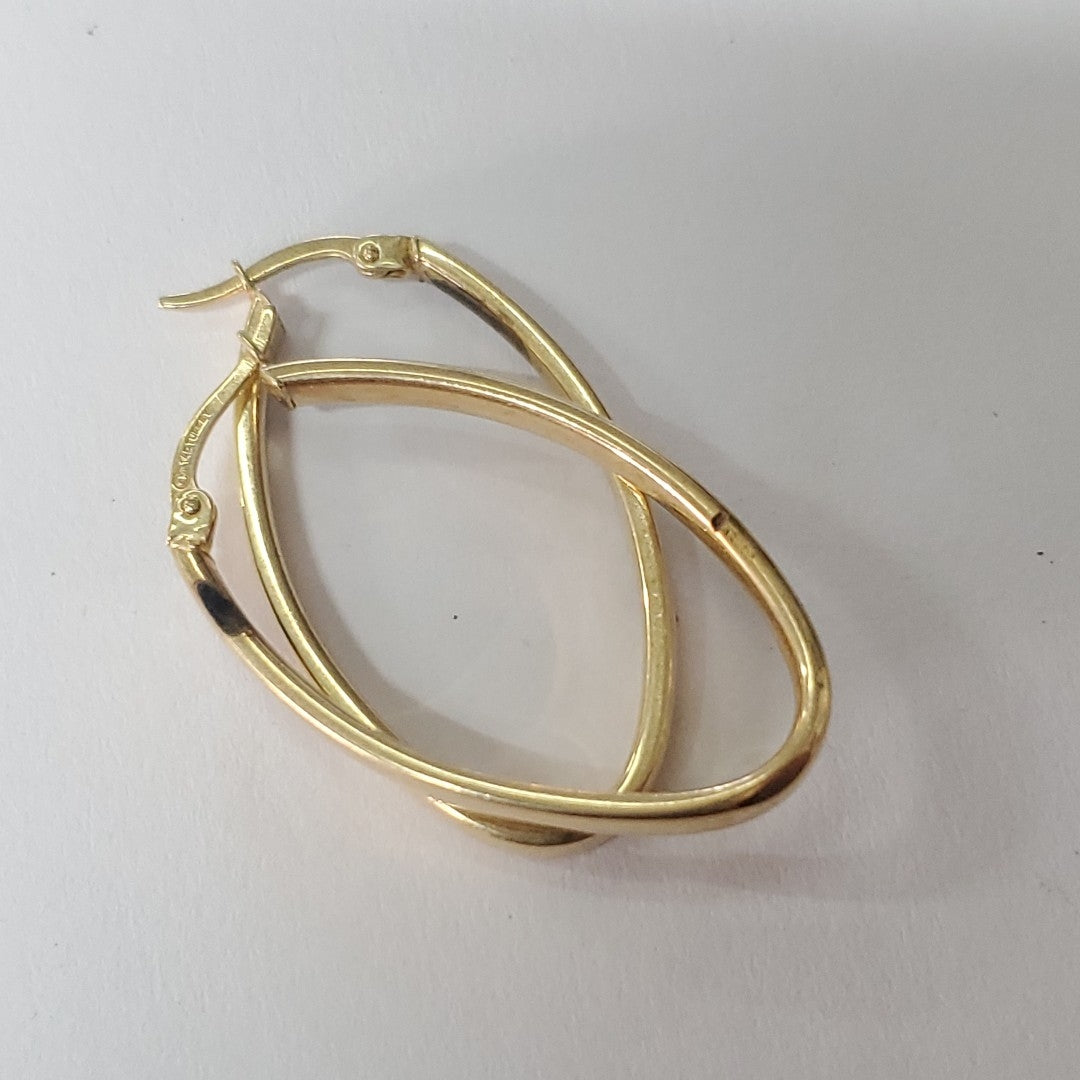 ARRACADAS PAR ORO 14 K 2.2 GRMS (SEMINUEVO)