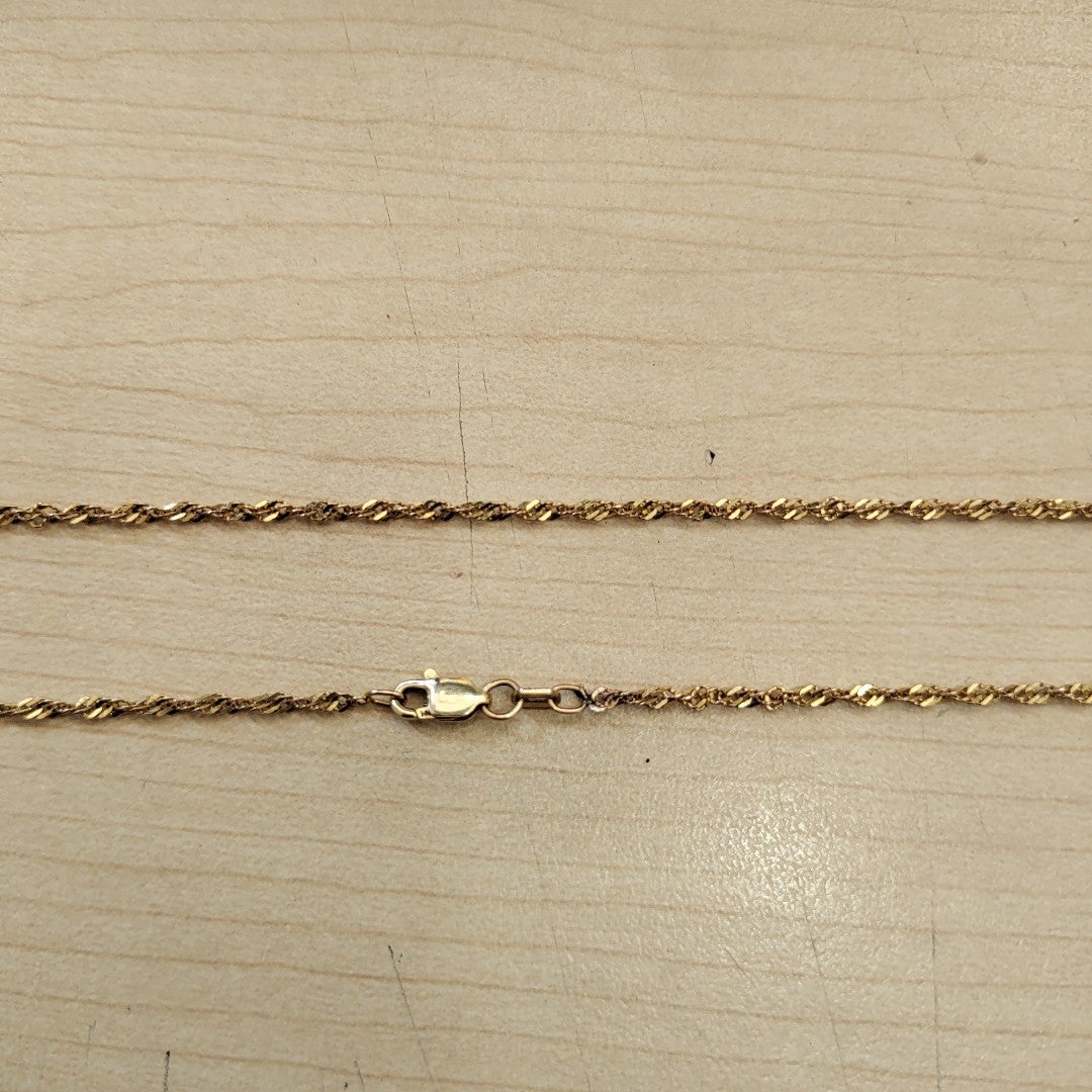 CADENA ORO 14 K 3.2 GRMS (SEMINUEVO)